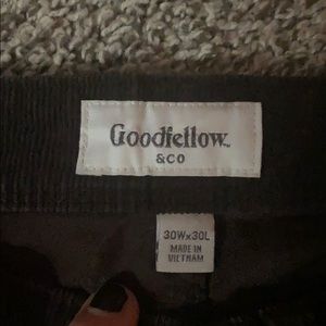 Dark brown corduroy men’s jeans